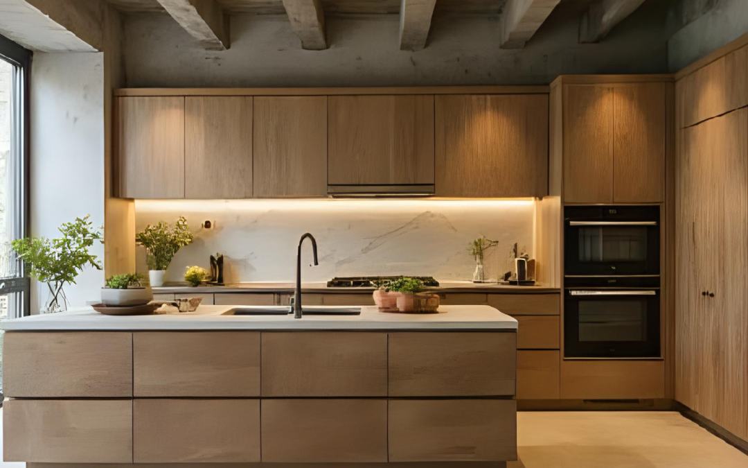 Luxury kitchen with italian boards